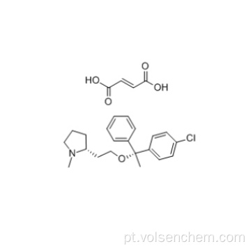 Flemarato de clemastina AB143085 (CAS 14976-57-9) Mecloprodina, tavist; Agasten, Aloginan; Clemastina; HS 592, HS-595 e HS592